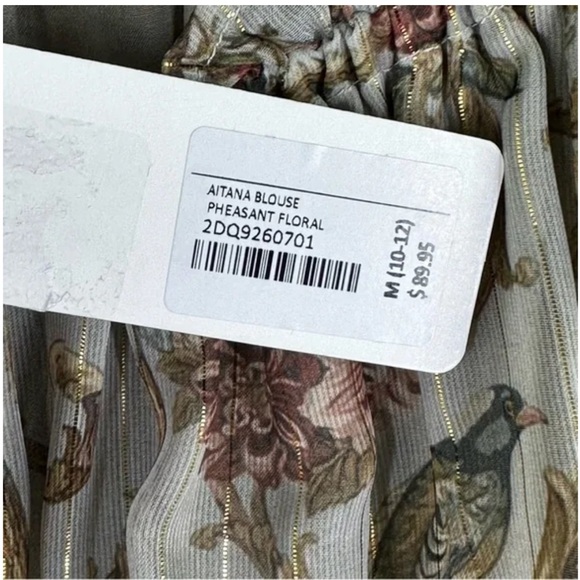 Soft Surroundings 3/4 Sleeve Aitana
Peasant Floral On/Off Shoulder Blouse - Picture 8 of 8